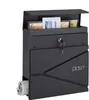 Relaxdays Briefkasten mit Zeitungsfach, HBT 37 x 37 x 11 Produktbild-Vorschau 1