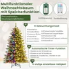A marketing image for a multifunctional Christmas tree with lighting features. Náhled obrázku produktu