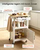 VEVOR Carrello da Cucina con Anta Singola, Carrello Mobile Anteprima dell’immagine prodotto 5
