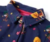 Kinderkleid mit Langen Ärmeln und Kordelzug Marineblau 116 Produktbild-Vorschau 3
