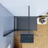 120x200cm Milchglasstreifen Duschabtrennung Walk In Produktbild-Vorschau 3