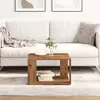 vidaXL Couchtisch Altholz 51,5 x 51,5 x 30 cm Holzwerkstoff Produktbild-Vorschau 2