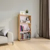 VCM Holzregal stehend | platzsparender Bücherregal | Maße Produktbild-Vorschau 5