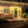 10m 400 LED Eiszapfen Lichterkette 8 Modi Lichtervorhang Produktbild-Vorschau 7