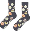 2 Paar Lange Socken für Damen 36-40, Socken mit Eiermuster Produktbild-Vorschau 3