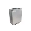 A silver tool trolley with black wheels and a handle, set against a white background. Produktbild-Vorschau