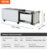 Product specifications and dimensions of an electric french fry cutter. Produktbild-Vorschau