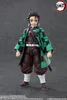 A studio shot of a Tanjiro Kamado action figure from Demon Slayer: Kimetsu no Yaiba. Podgląd zdjęcia produktu