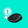 Bezdrôtová optická myš Logitech M185 s extrémne dlhou dobou Náhľad obrázku produktu 45