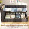 KIMENICH Jugendbett mit LED Beleuchtung, Polsterbett mit Produktbild-Vorschau 4