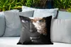 MuchoWow® Outdoor Kissen - Frau - Gold - Schwarz - 50x50 cm Produktbild-Vorschau 4