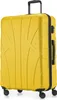 A yellow suitcase on a white background. Anteprima dell’immagine prodotto