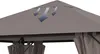 Ersatzdach für Garten Pavillon 3x3m Taupe / Beigegrau RAL Produktbild-Vorschau 4