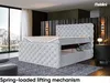 MEBLINI Boxspringbett mit Bettkasten - Gepolstert Produktbild-Vorschau 4
