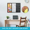 Kurtzy 3-In-1 Pinnwand Kombi-Tafel magnetisch - Tafel aus Produktbild-Vorschau 6