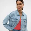 VERO MODA Jeansjacke mit Knopfverschluss und Klappentaschen Produktbild-Vorschau 10
