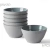 Schale set 6er Ø11,8cm Keramik Frühstücksschale Müslischale Produktbild-Vorschau 1