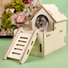 2-lagiges Hamsterhaus Aus Holz, Kleintier-Hamsterhaus Mit Produktbild-Vorschau 6