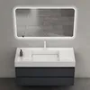 doporro Mobile Bagno Sospeso Mobiletto Sottolavabo da 120 Anteprima dell’immagine prodotto 3