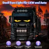 2x DIY světla „Devil Eyes“ na čelní sklo s dálkovým Náhled obrázku produktu 11