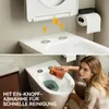 Toilettendeckel D Form WC-Sitze, Kurzer Toilettensitz mit Produktbild-Vorschau 8