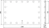 Mexen Dona podsvícené koupelnové zrcadlo 120 x 80 cm, LED Náhled obrázku produktu 6