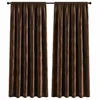 2 Stück Vorhang Samt Blickdicht mit Kräuselband 140x245 Produktbild-Vorschau 1
