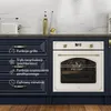 Klarstein Victoria Pyro piekarnik do zabudowy 60 cm – 76L, Podgląd zdjęcia produktu 6