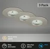 LED Einbauleuchten schwenkbar 3er Set 6,5 W silber Produktbild-Vorschau 1