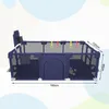 Baby Laufstall 180x120x66cm mit Basketball-Netz Produktbild-Vorschau 7