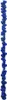 vidaXL Weihnachtskugelgirlande Blau 186 cm Polystyrol Produktbild-Vorschau 4