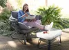 Egg Chair Loungesessel mit faltbarem Dach Anthrazit Produktbild-Vorschau 16