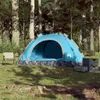 vidaXL Tenda da campeggio 3 persone blu sgancio rapido Anteprima dell’immagine prodotto 3