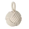 Türstopper Zuber Jute Textil H/Ø 23/15 cm creme braun natur Produktbild-Vorschau 4