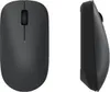 A top-down and side view of a black wireless computer mouse against a white background. Anteprima dell’immagine prodotto