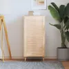 vidaXL Dveře šatní skříně se žaluzií 99,3x49,4 cm z Náhled obrázku produktu 2