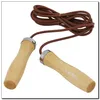 Sk07 Corde à sauter en cuir + poignées en bois Hms Voir les images du produit 2