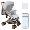 Poussette tout-terrain pliable, dossier réglable, pour Voir les images du produit 4