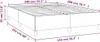 vidaXL Cadre de lit sans matelas gris foncé 140x200 cm Voir les images du produit 7