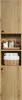 trendteam Bad Hochschrank Pure Bliss Evoke Eiche Melamin Produktbild-Vorschau 4