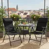 Chaise de camping CampFeuer, noire, réglable en 7 Voir les images du produit 2