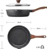 SENSARTE Antihaft Pfanne 26cm mit Deckel und Produktbild-Vorschau 5