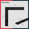 KOTARBAU® Zestaw 2 katowników plaskich 200x200x31 mm Podgląd zdjęcia produktu 4