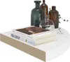 vidaXL Étagère suspendue d'angle blanche 35x35x3,8 cm MDF Voir les images du produit 14