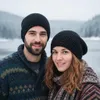 Beanie, Baumwoll-Häkelmütze - Schwarz, Uni, Baumwolle, Produktbild-Vorschau 4