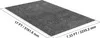 A dark gray rectangular mat with dimensions labeled in feet and millimeters. Produktbild-Vorschau