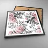 Gerahmtes Poster - Schwarzer Rahmen - Blumen Blätter Produktbild-Vorschau 3