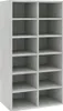 vidaXL Étagère à chaussures gris béton 54x34x100,5 cm Bois Voir les images du produit 1
