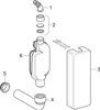 Geberit Siphon f Aufputz Wasch- und Geschirrspuelmaschinen Produktbild-Vorschau 6