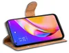 A flip case for a smartphone is shown open, displaying the phone's screen. Anteprima dell’immagine prodotto